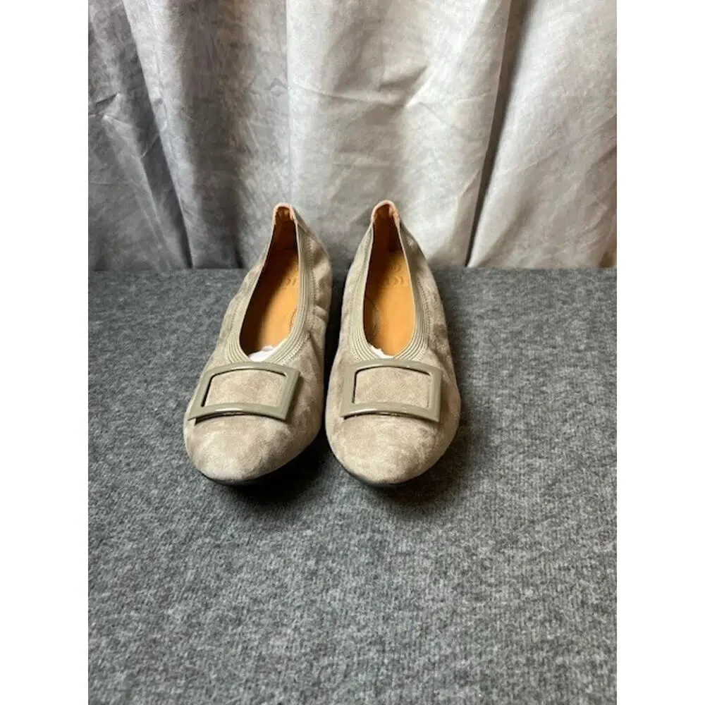 L'Amour Des Pieds Floella Leather Pumps Dark Taupe Color Size 8M - Picture 3 of 9